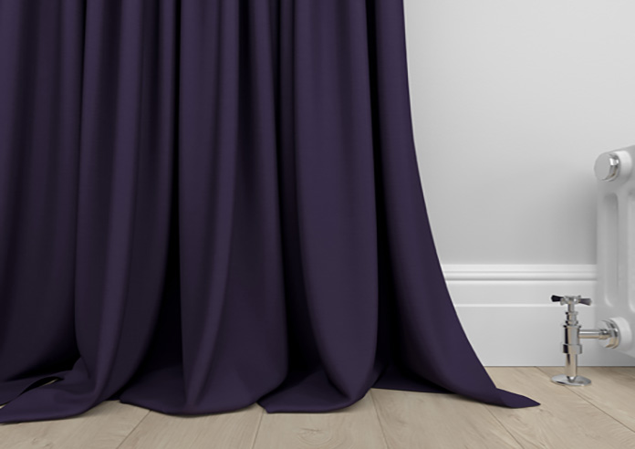Kyoto Faux Silk, Berry - Made to Measure Curtains - Image 6